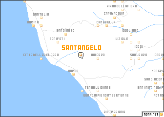 map of SantʼAngelo