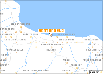 map of SantʼAngelo