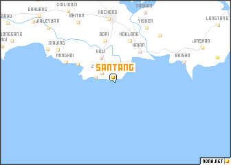 map of Santang