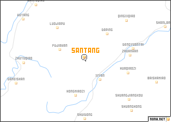 map of Santang