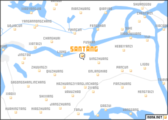 map of Santang