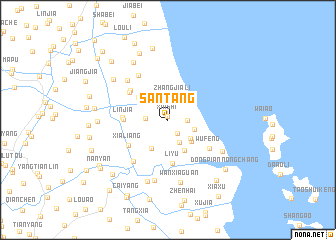 map of Santang