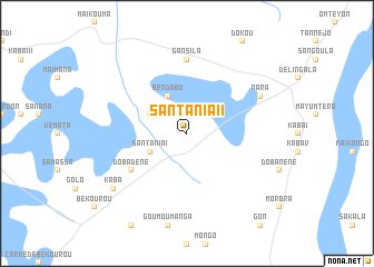 map of Santania II