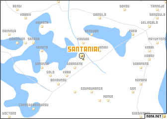 map of Santania I