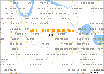 map of Santanto Mawdo Bambe