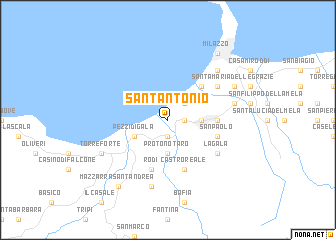 map of SantʼAntonio