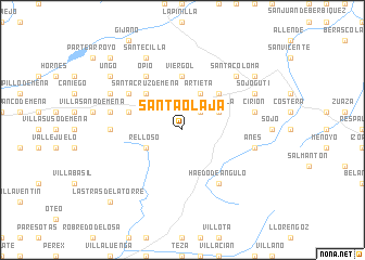 map of Santa Olaja