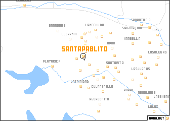 map of Santa Pablito