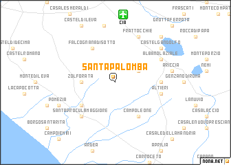 map of Santa Palomba