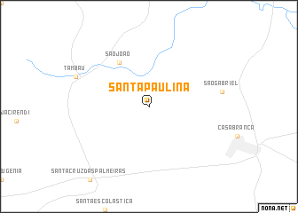 map of Santa Paulina