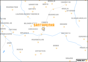 map of Santa Penha