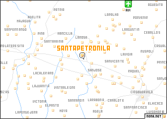 map of Santa Petronila