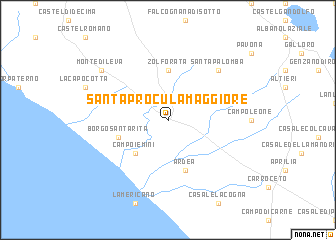 map of Santa Procula Maggiore