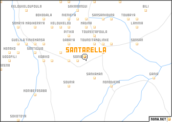 map of Santarella