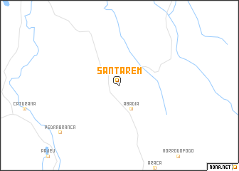 map of Santarém