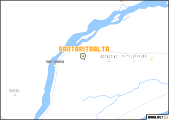map of Santa Rita Alta