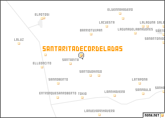 map of Santa Rita de Cordeladas