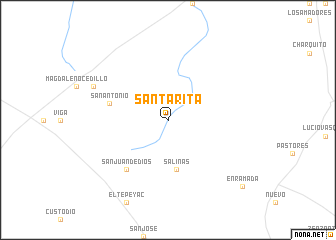 map of Santa Rita