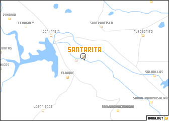 map of Santa Rita