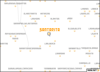 map of Santa Rita