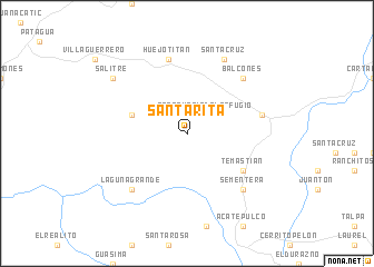 map of Santa Rita