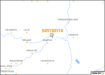 map of Santa Rita