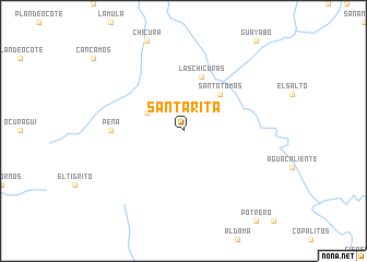 map of Santa Rita