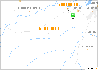 map of Santa Rita