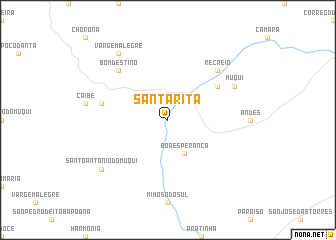 map of Santa Rita