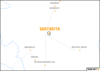 map of Santa Rita