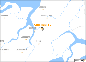 map of Santa Rita