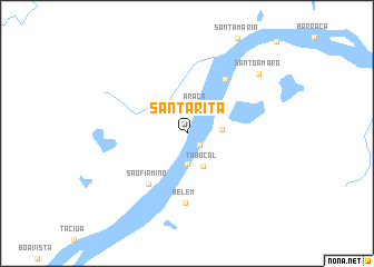 map of Santa Rita