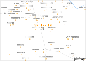 map of Santa Rita