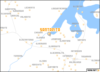 map of Santa Rita