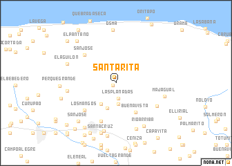 map of Santa Rita