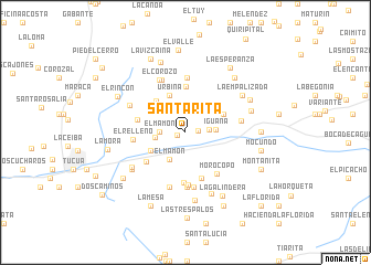 map of Santa Rita