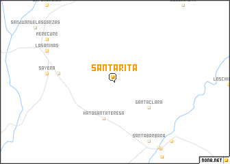 map of Santa Rita