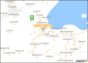 map of Santa Rita