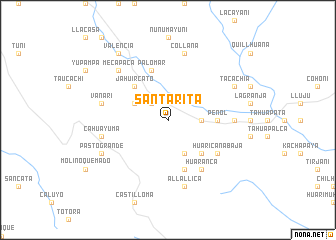 map of Santa Rita