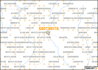 map of Santa Rita