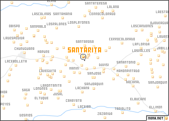 map of Santa Rita