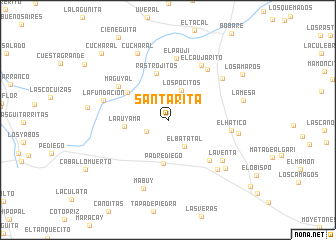 map of Santa Rita