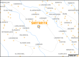 map of Santa Rita