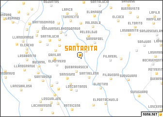 map of Santa Rita