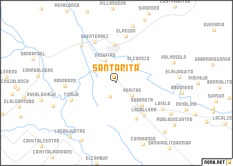 map of Santa Rita