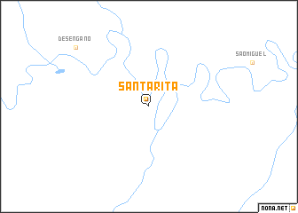 map of Santa Rita