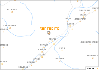 map of Santa Rita