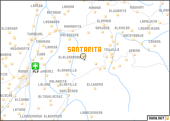 map of Santa Rita