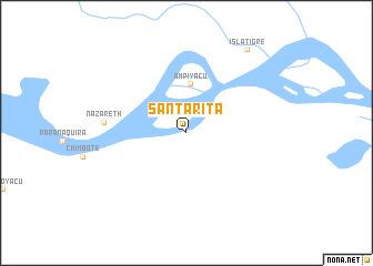 map of Santa Rita