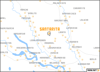 map of Santa Rita